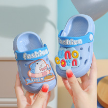 儿童拖鞋新款卡通洞洞鞋男宝宝拖鞋居家外穿软底防滑男女童凉拖鞋