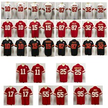 NFL球衣 酋长队橄榄球服 Kansas City Chiefs  jersey 外贸货源