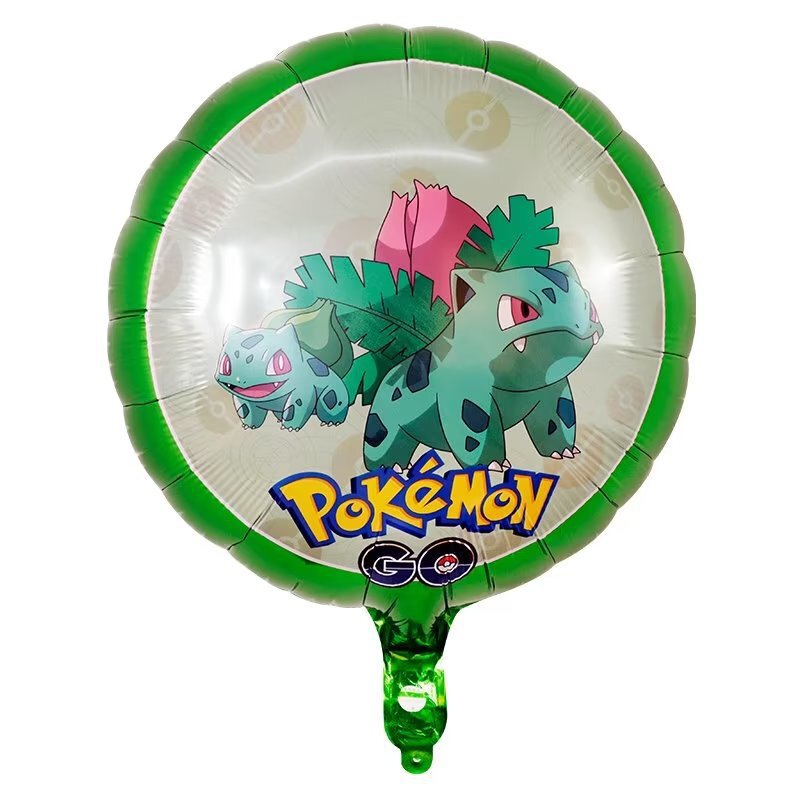 漫画ピカチュウポケモンアルミフィルムバルーン子供の誕生日パーティーシーンレイアウト装飾バルーン卸売|undefined