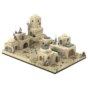 YOUFOY Desert Plain Space Fortress Town в игрушках для строительства фильмов 4298 Число частиц