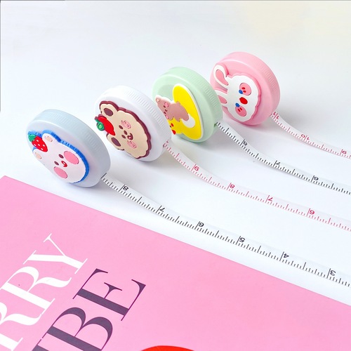 ins mini tape measure cartoon cute tape measure portable meter ruler waist size measurement height measurement clothing soft ruler