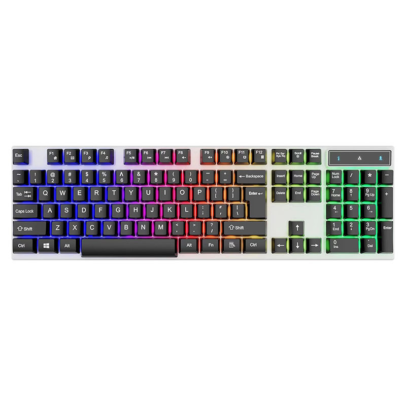 霊サメT750有線発光キーボードマウスセット卸売りバックライト機械手触りゲームマウスセット|undefined