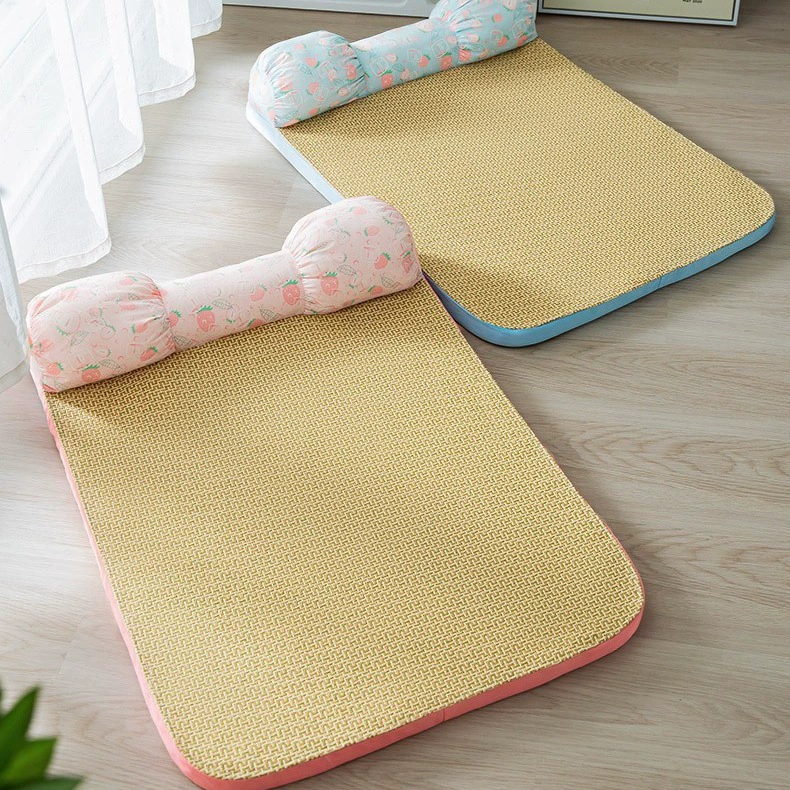 Подушка для фруктовых ледяных напитков Летняя Конура для собак Питомник для кошек Соломенный коврик Питомник Летний коврик для маленьких, средних и больших собак Питомник для домашних животных