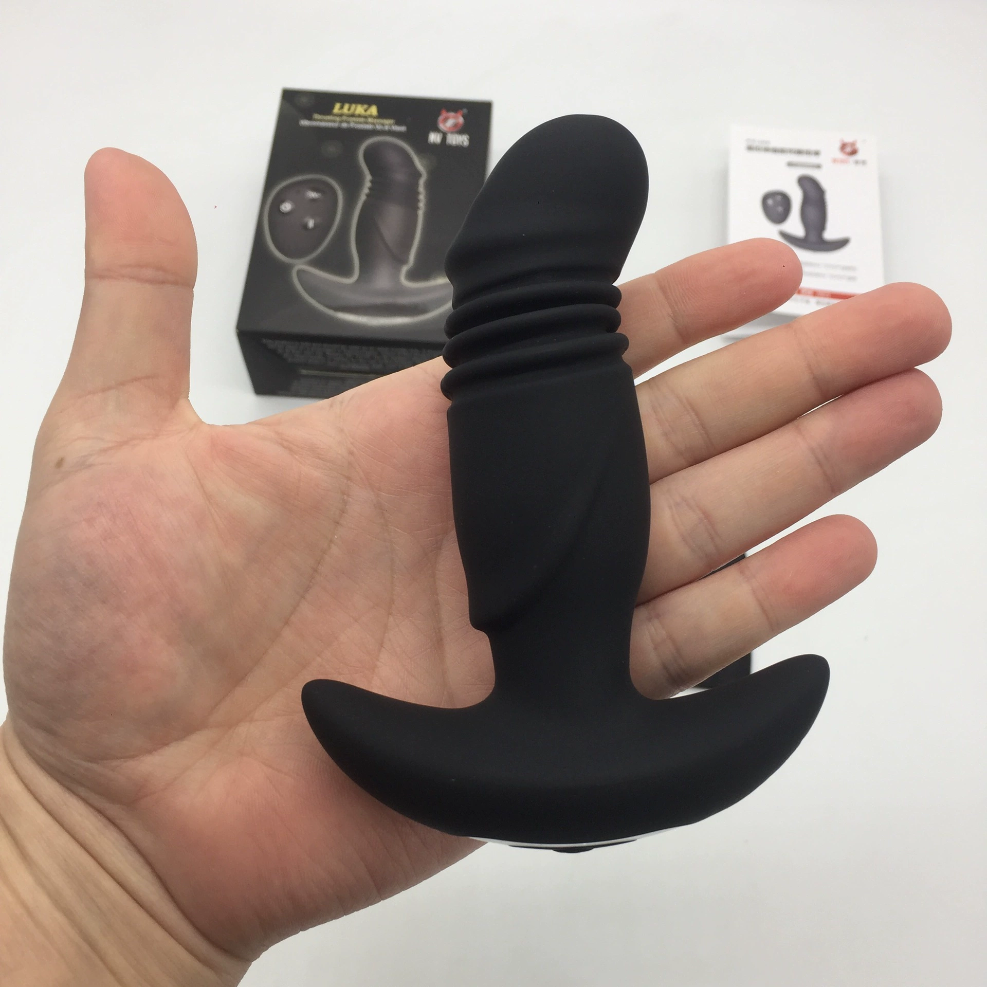NVTOYS AnRereka Luka телескопический вибрационный массажер для мужчин и женщин с заднего массажа masturbation секс оптом