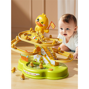 Baby Toys 0-1 Year Old Head Up Exercise Training 4-3 to 6 Months Old Baby Climbing Ducks Up Stairs