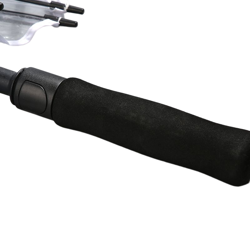 De gran tamaño de 30 pulgadas de 34 pulgadas paraguas transparente automático de mango largo paraguas recto engrosada PVC personalizado logotipo imprimible al por mayor