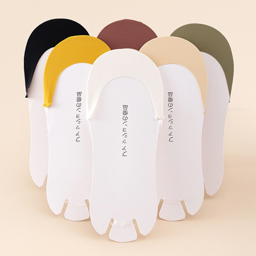 Ice silk garter socks, half palm socks, high heels socks, women's summer thin boat socks, shallow mouth invisible socks, non-slip and non-falling