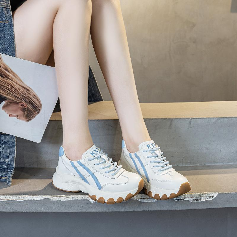 Cat Claw Dad Shoes Women's Shoes Spring Mesh Shoes Breathable Mesh Popular Thick-Soled White Sneakers Sports Shoes Rxn9777