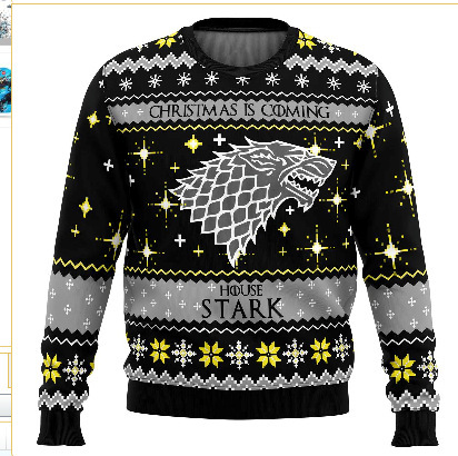 Linda asta asta Santa Claus estampado 3D hombre casual todo fósforo hombro recto manga larga suéter suelto cuello redondo suéter