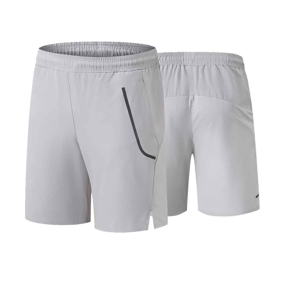 Pantalones deportivos grandes transfronterizos para hombres de verano ocio para correr pantalones de cinco puntos secos rápidos pantalones de entrenamiento transpirables pantalones de baloncesto