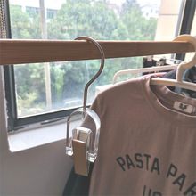 亚克力透明服装店专用衣架裤架夹配件道具水晶帽夹大号袜子夹批发