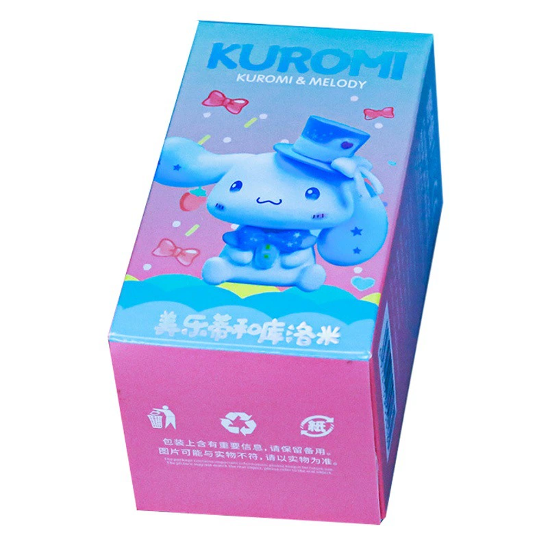 My Melody Blind Box Genshin Impact Blind Box Labubu Kuromi Фигурка аниме модная игрушка милая девчачья фигурка в форме сердца.