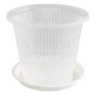 Root Control Pot Orchid Special Pot Plastic Breathable Anti-Rotten Phalaenopsis Hydroponic Utensils Green Planting Flower Pot Desktop Pot