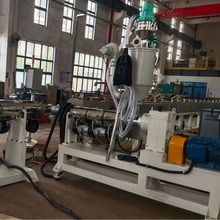 PP玻纤复合实心棒材共挤生产线设备带牵引厂家优惠塑料棒材成型机
