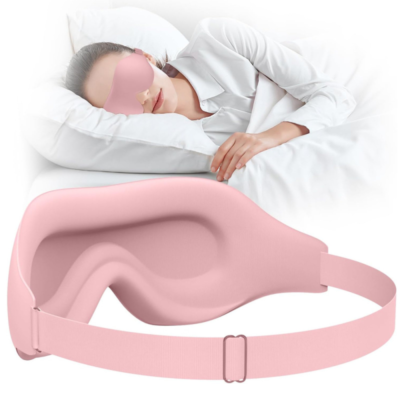 跨境3D立体睡眠眼罩航空透气鼻翼不压眼午休夜间全遮光遮光护眼|undefined