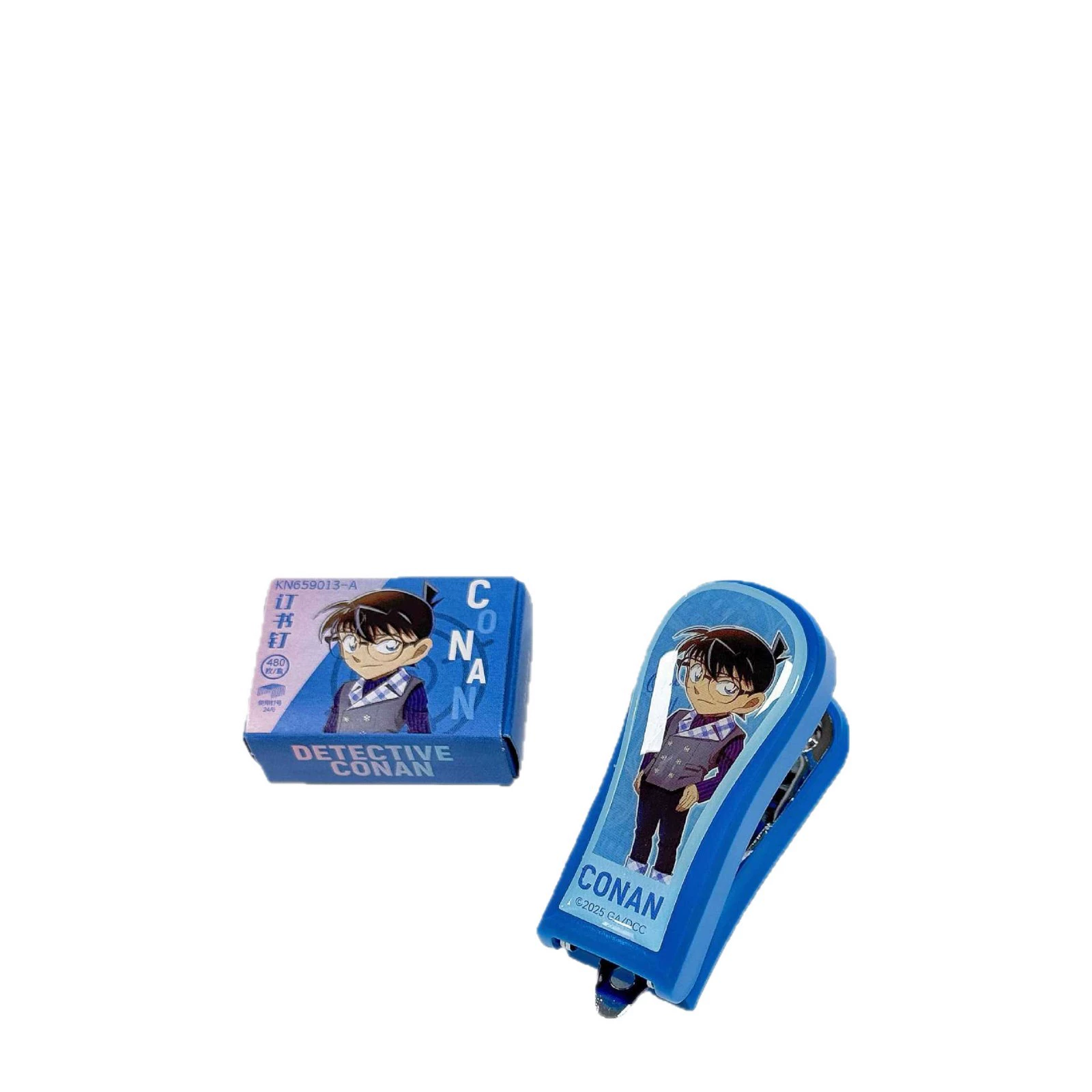 广博 Detective Conan series stapler set two-dimensional animation materials storage student draft paper binding