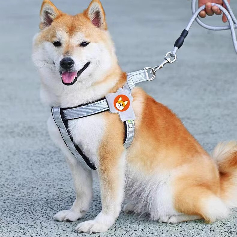 狗狗牵引绳马鞍式宠物胸背带透气反光不勒牢固宠物牵引绳宠物用品|undefined