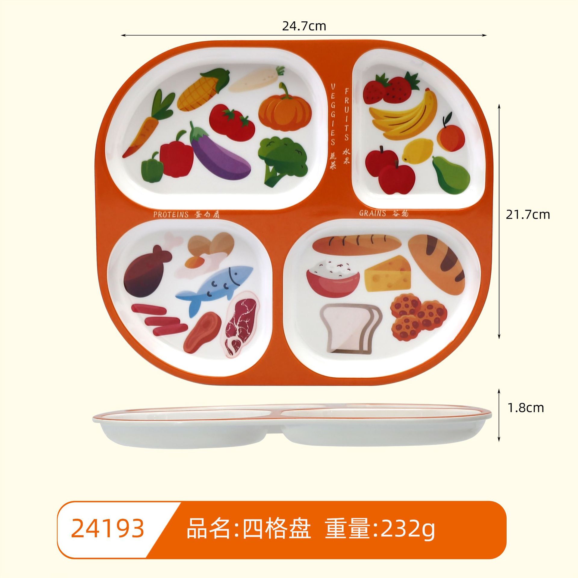 24193 4 그리드 플레이트