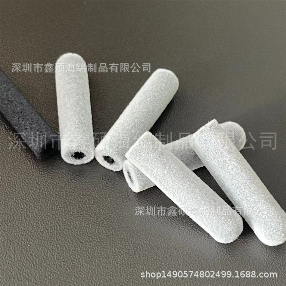 海绵迷你清洁植绒头 海绵静电植绒海绵方块 海绵植绒棉头