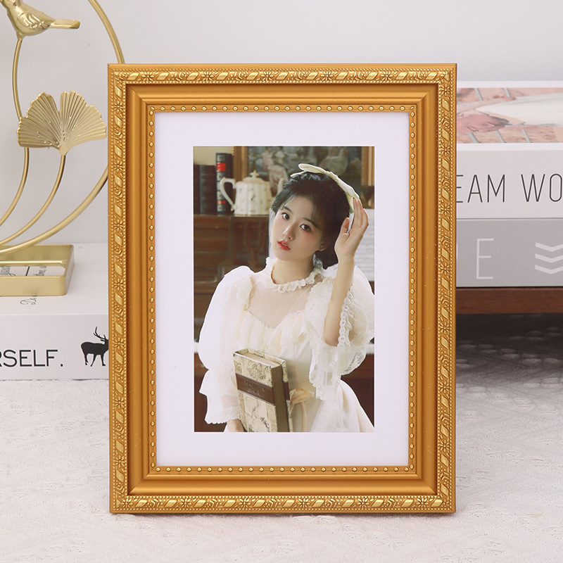 Custom European-style photo frame 6 inch 8 inch 10 inch home decoration photo frame wall hanging A4 certificate display frame