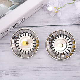 厂家直销不锈钢水池过滤器 水槽下水器 厨房下水水堵地漏