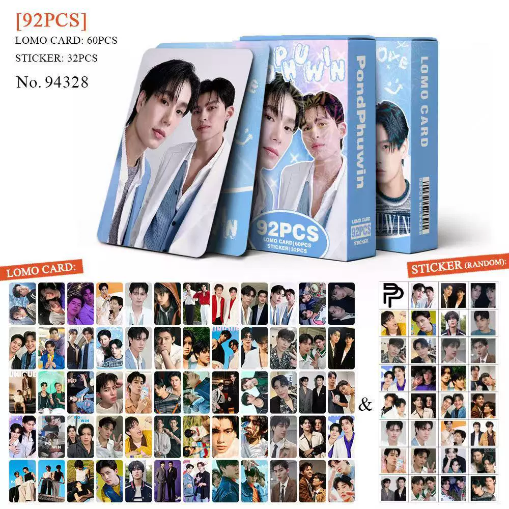 跨境特別 スポット 92 小さなカード 太興 PONDPHUWIN 写真カード ポラロイド KPOP 周辺 LOMO 小カード