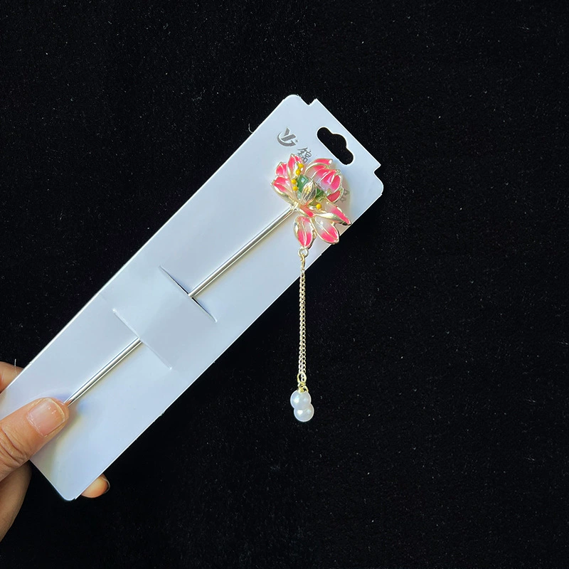 Hairpin Hanfu заколка для волос, орхидея цветочный декоративный аксессуар для волос, простая элегантная китайская стиль