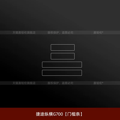 Suitable for Jetour G700 interior Car interior film - jietu-zongheng-g700door-sill-strip