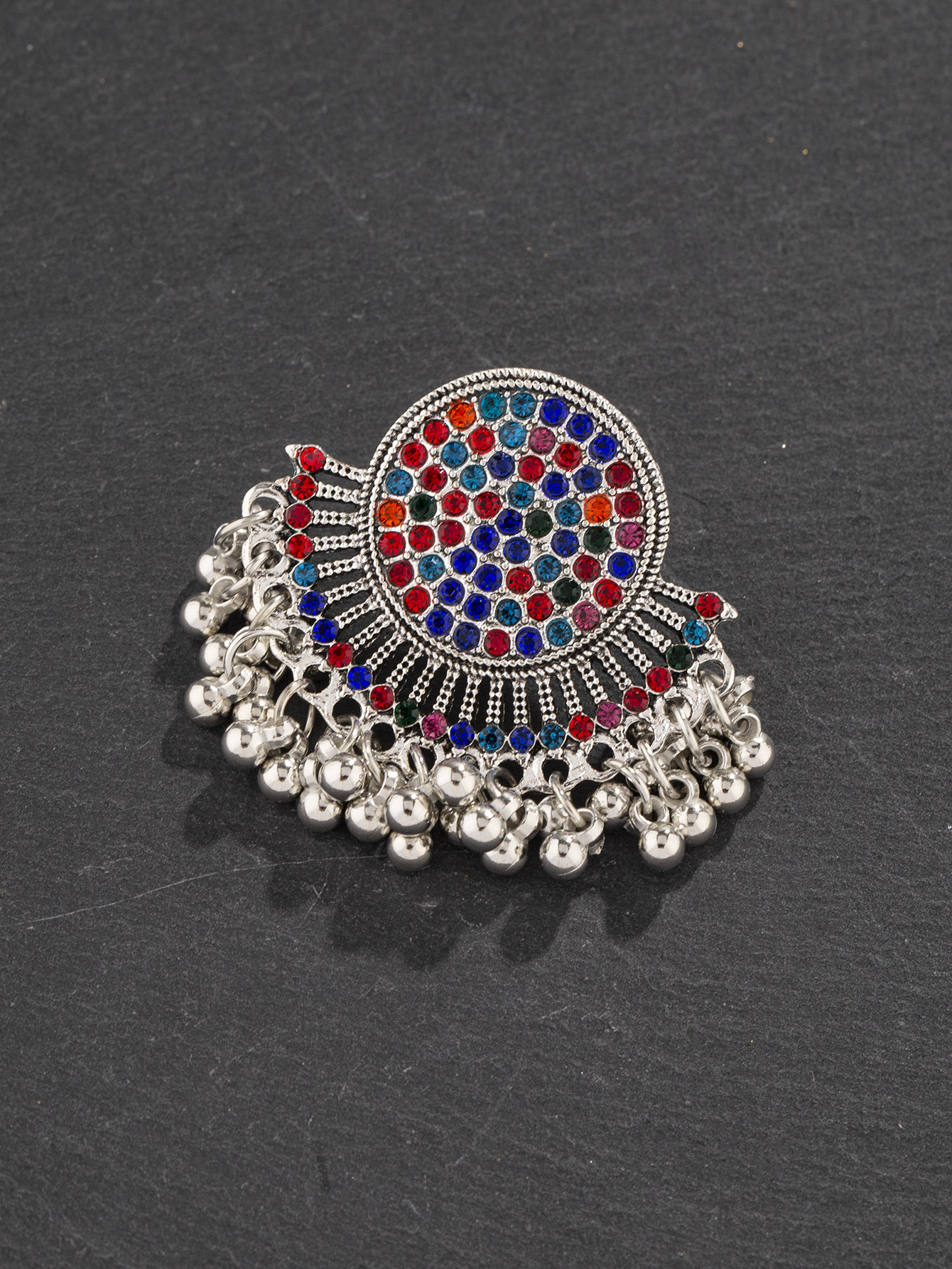 29g Weight Alloy Ear Needle Material Rhinestones Inlay Material Drop Earrings Classification 1 Pair Quantity Holiday, Travel, Daily Occasion Alloy Material Bell Pattern Women's Gender Plating Design Retro, Lady Style 1 Pair Retro Lady Bell Plating Alloy Rhinestones Drop Earrings 16