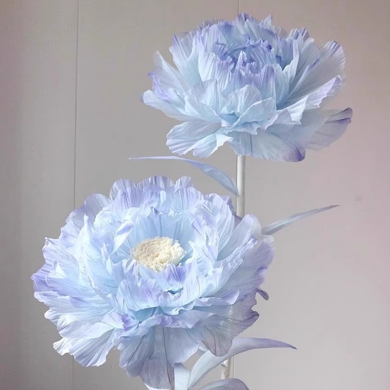 巨型芍药仿真花大型网红花户外粉色丝网花艺美陈橱窗装饰摆件防水|undefined