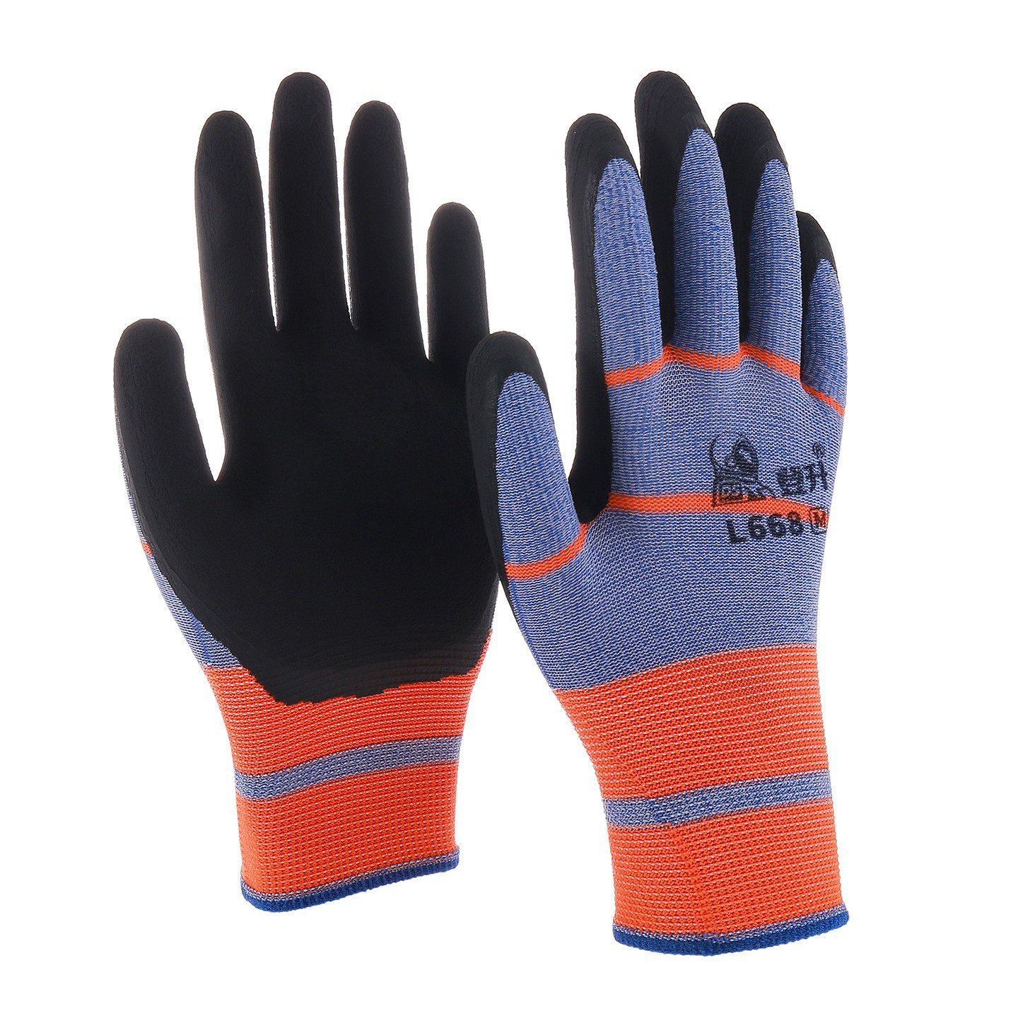 Postal gratuito guantes N518 resistencias al desgaste, resistencias al aceite, pegamento de nitrilo, trabajo en seco, pegamento al por mayor guantes de protección laboral image 24