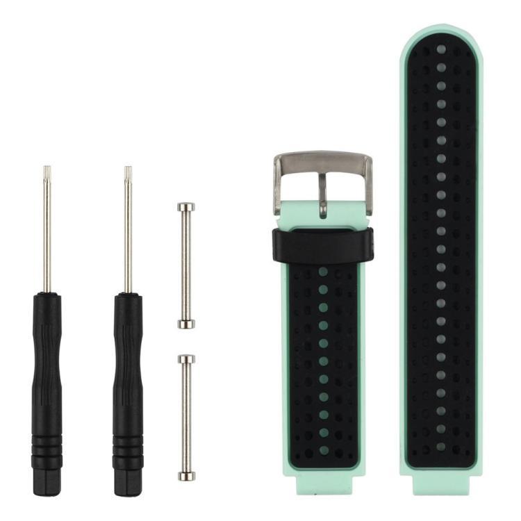xDfind herramienta de correa de silicona bicolor para Garmin Forerunner 235 / 220 /
