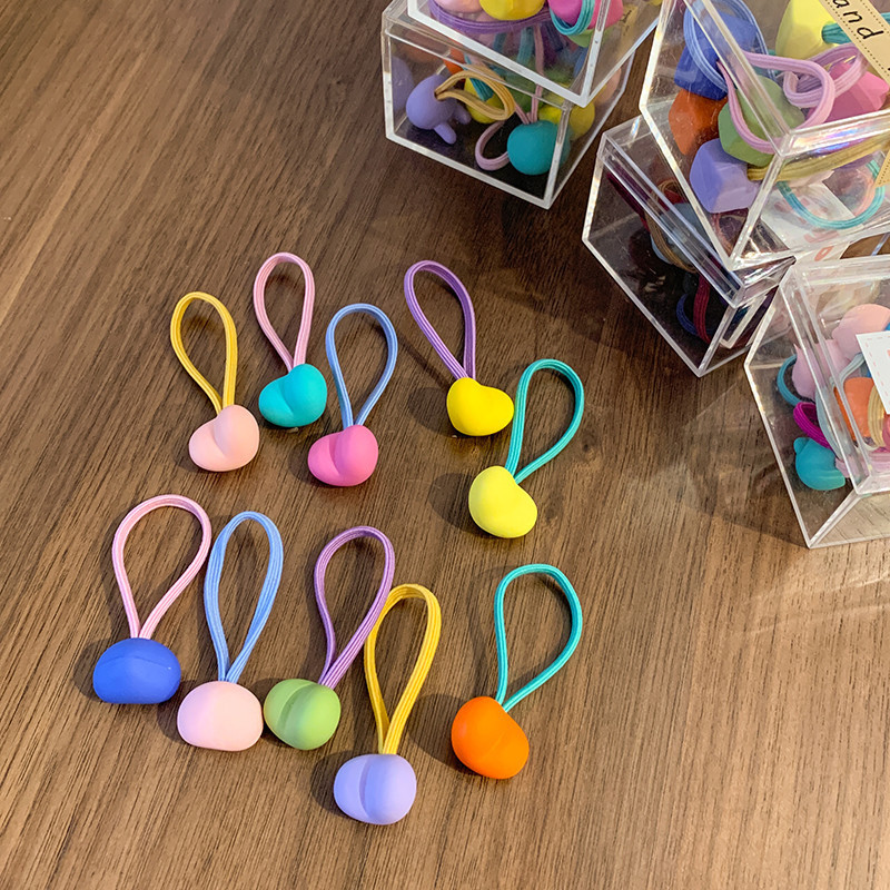 El lazo para el cabello del bebé no daña el cabello, banda de goma pequeña, cuerda para la cabeza, banda de goma elástica alta, cuerda para el cabello para niñas, tocado, accesorios para el cabello para niños al por mayor