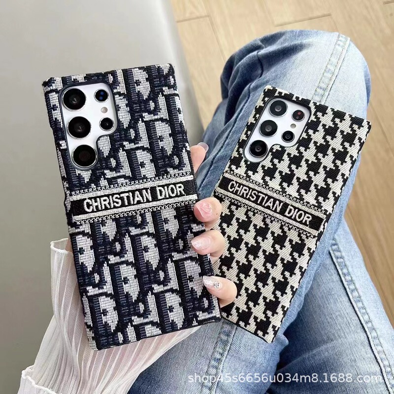 Big Brand Samsung S26Ultra Mobile Phone Case with Fabric Embroidery, Suitable for S24/S23/S22/Plus Hard Shell Fe Cover Big Brand Samsung S26Ultra Mobile Phone Case with Fabric Embroidery, Suitable for S24/S23/S22/Plus Hard Shell Fe Cover