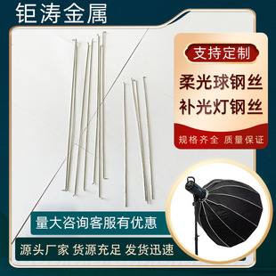 Guangdong Factory Soft Light Ball Steel Wire Fill Light Steel Wire Round Steel Wire Bending Storage Basket Steel Wire Source Factory