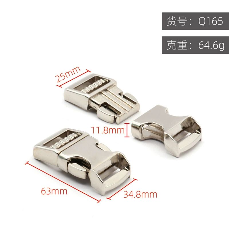 Metal buckle with clasp, belt bag, backpack, suitcase, bag accessory