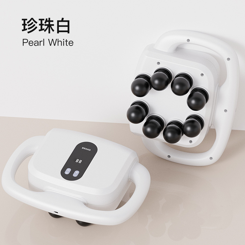 アップグレードされたプロフェッショナル 8 ヘッド筋膜ガン、サイレント家庭用全身リラクゼーション、高周波振動マッサージ、筋肉ディープフィットネス|undefined