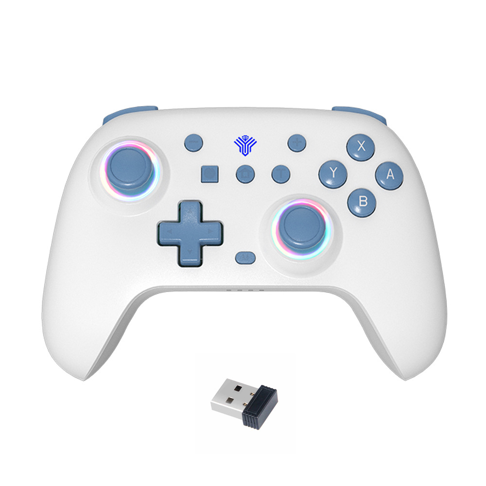 Control de Juego Inalámbrico Bluetooth Plus de ABS con Efecto Hall y Vibración para Switch, PC, iOS y Android image 9