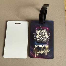 热转印空白行李吊牌个性DIY名字图片防丢登机牌酒店寄放旅行箱牌