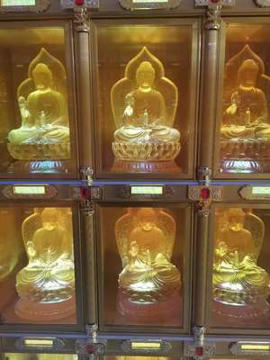 铝合金佛龛厂家定制 千佛殿 万佛龛 牌位架生产|ms