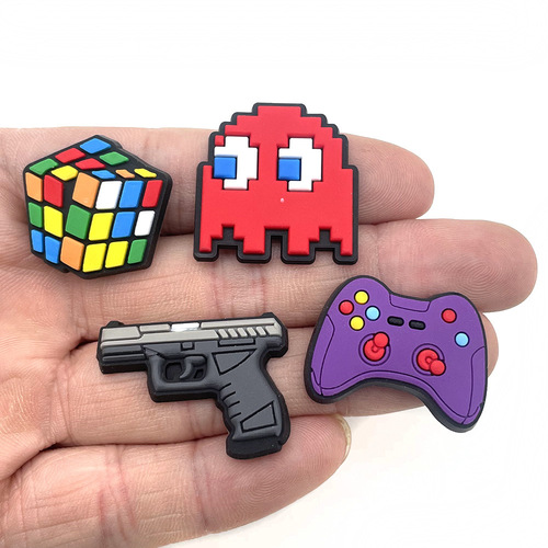 Cute Cartoon Game Series Hole Shoes Decorative Hole Shoes Buckle