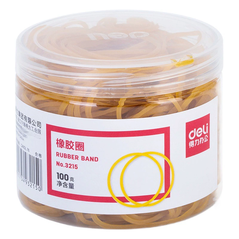 Deli 3213 латексное кольцо резинка финансовое желтое резиновое кольцо латексное кольцо канцелярские принадлежности Упаковка переплет эластичность
