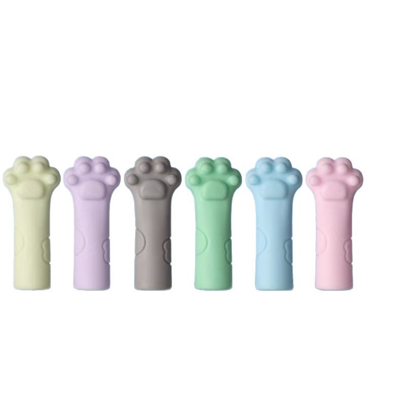 Capuchón de Goma para Lápiz con Forma de Garra de Gato Goma protector de punta para papelería escolar