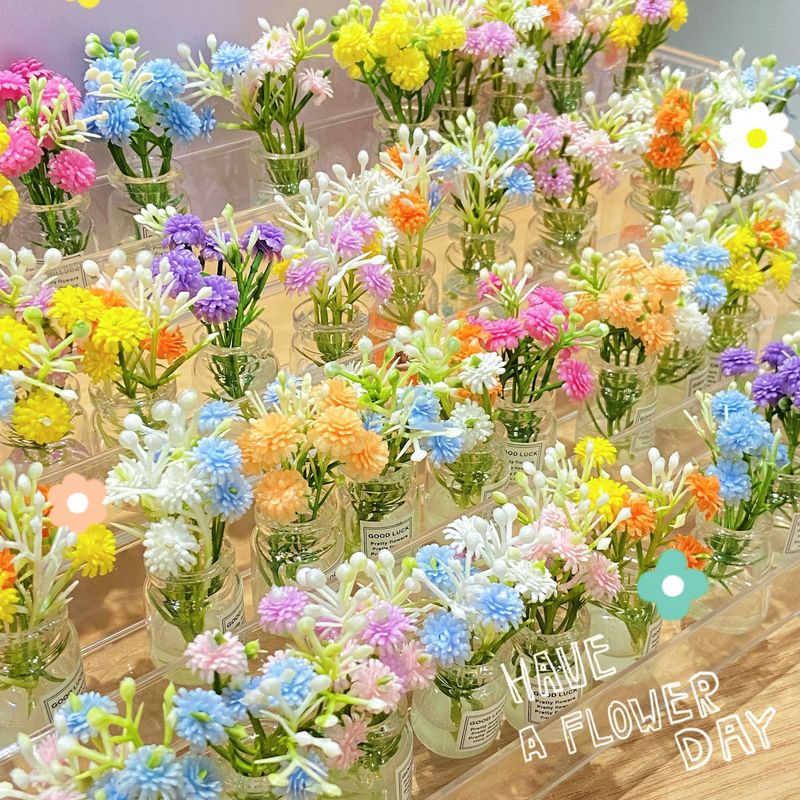 Xiaohongshu Douyin インターネット有名人と同じスタイルのミニ花瓶造花小さな新鮮なデスクトップ装飾品小さな花瓶|undefined
