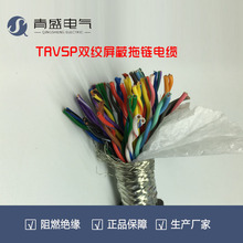 TRVSP耐折耐磨 屏蔽裸銅線拖鏈線  4 5 6 7 8芯拖鏈電纜線