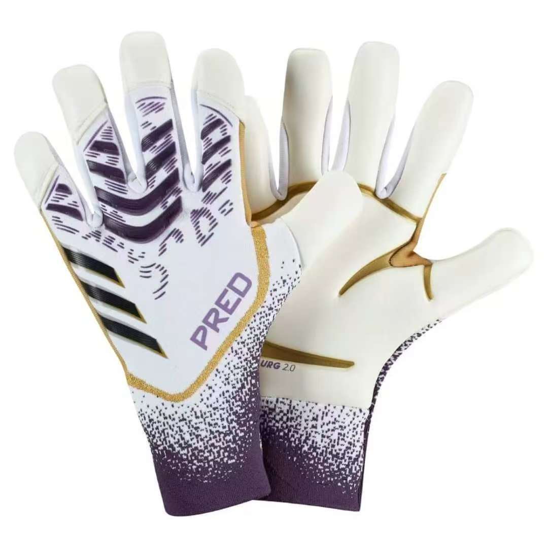 Nuevo guante de portero de costura interna de medio tubo, guante de entrenamiento de portero de fútbol, protector de competición antideslizante, amortiguación y ventilación