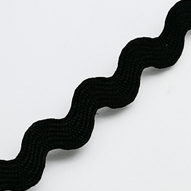 Poliéster borde curvo onda encaje cinta ropa cortina accesorios de encaje cinturón decorativo hecho a mano diyS encaje cinta