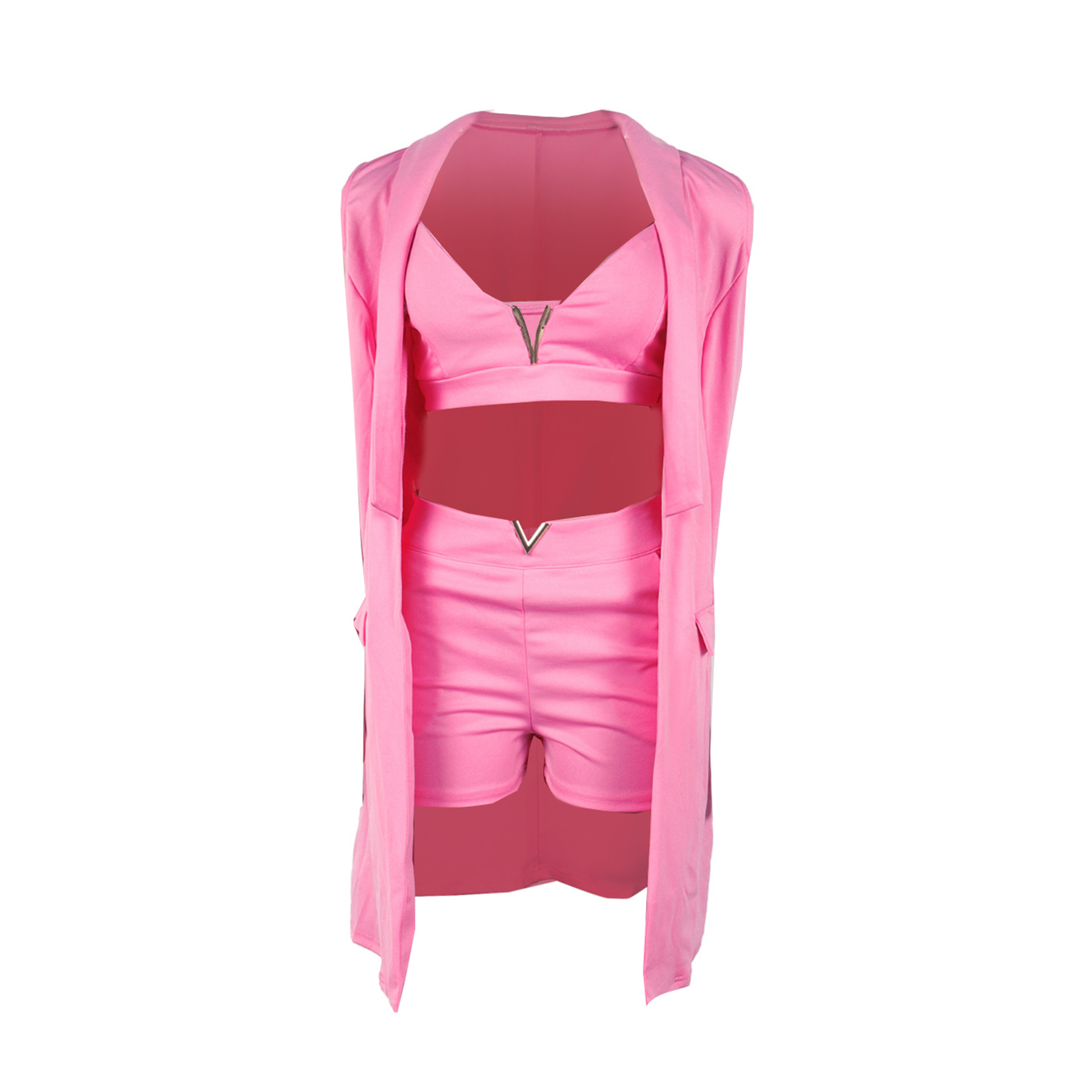 Women's Clothing Elegant Commuter Women's Three Piece Suit Cardigan Style Lapel Suit Vest For Formal & Casual For Women_ecoleips.com