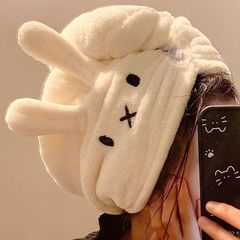 新款长耳兔干发帽吸水速干家用洗头干发帽宿舍女长发包头巾干发帽