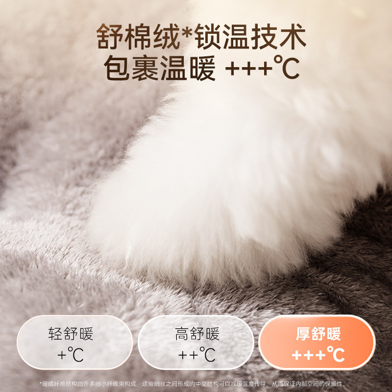 秋冬季保暖加厚半封闭狗窝泰迪小型犬深度睡眠狗屋摇篮猫窝宠物窝|undefined